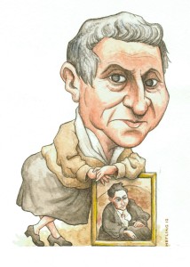 Gertrude Stein caricature