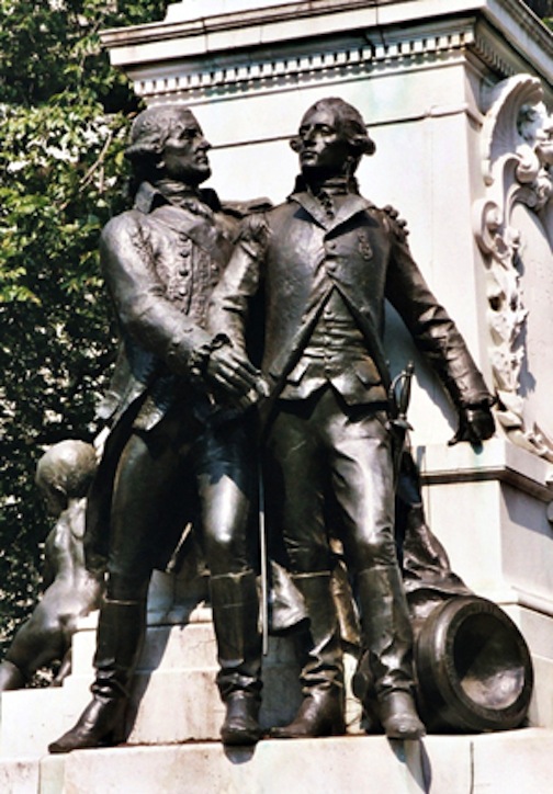 Hamilton and Laurens statue