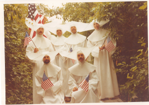Me and the gang dressed as nuns. Summer 1975.