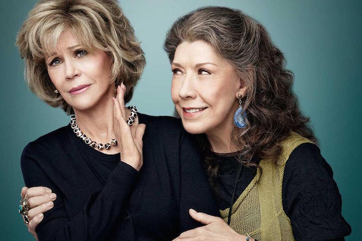 Jane Fonda and Lily Tomlin in Grace and Frankie