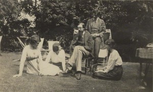 Bloomsbury Group by Unknown photographer, vintage snapshot print ( July 1915).