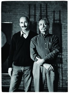 Dimitris Yeros and Edward Albee, 2002. Photo by Dimitris Yeros.