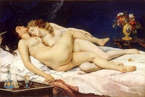 Gustave Courbet, Le Sommeil (The Sleepers), 1866