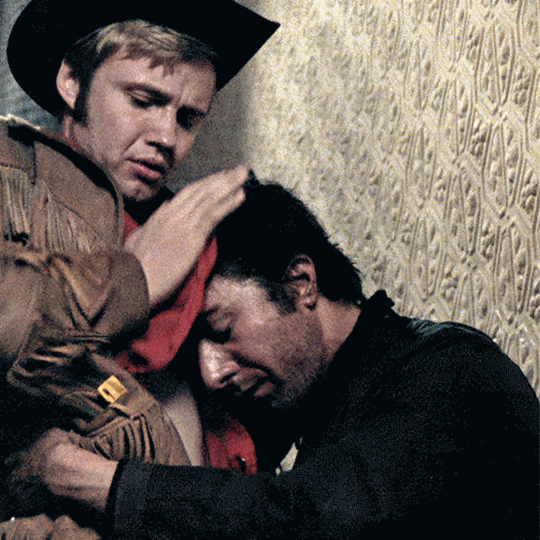 Midnight Cowboy Gave Us a New Kind of Love By James Gilbert: JOHN SCHLESINGER’S Oscar-winning movie Midnight Cowboy (1969) was an extraordinary achievement for its time: a film that depicted a loving, albeit nonsexual, relationship between two young men. It was also the first time an “X-rated” American film received the Best Picture Award from the Motion Picture Academy. 