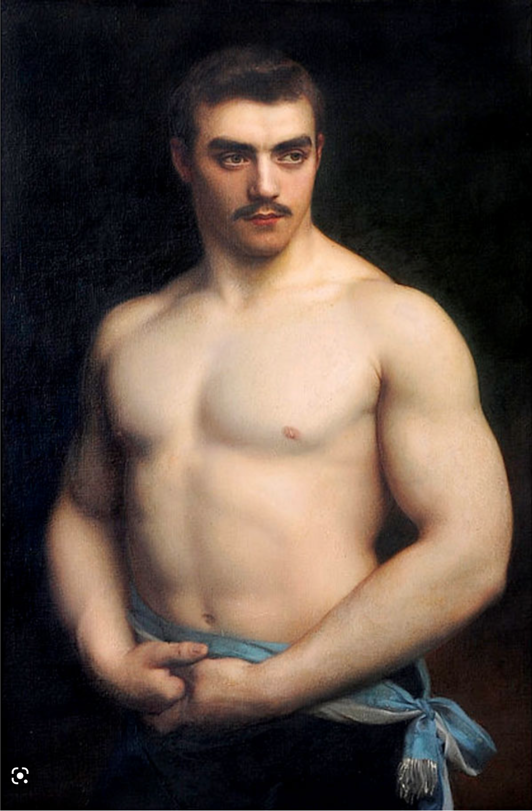 Gustave Courtois in the Paris Salon foto