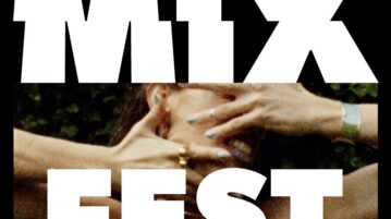 The logo of MIX FEST, an underground short film festival held in New York City.