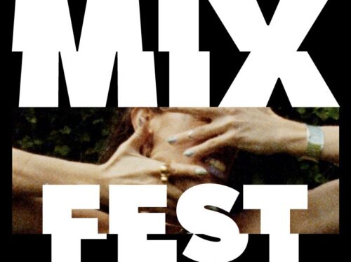 The logo of MIX FEST, an underground short film festival held in New York City.