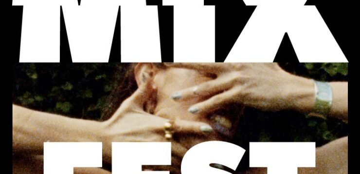 The logo of MIX FEST, an underground short film festival held in New York City.