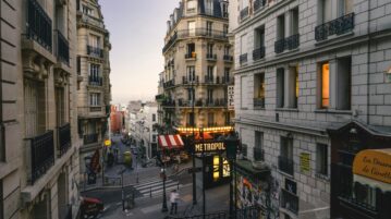 Montmartre streets at dusk. (John Towner/Unsplash)